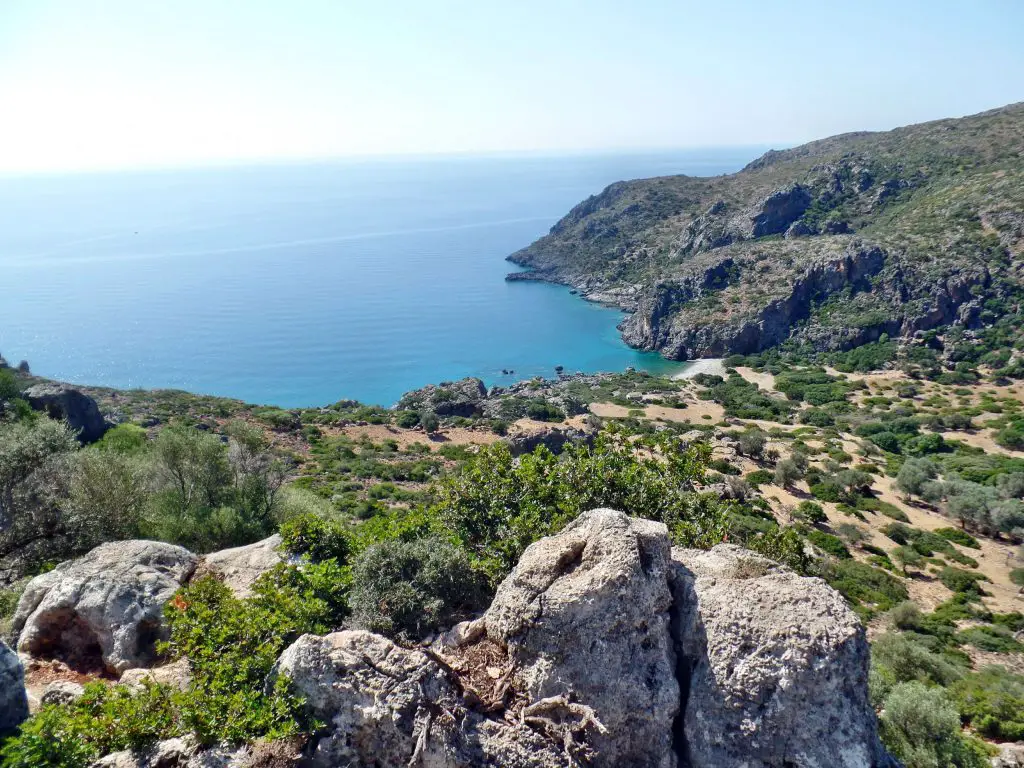 Aussicht Wanderung Agios Sougia
