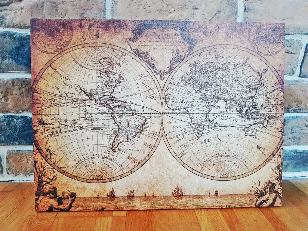 Geschenkidee Weltkarte