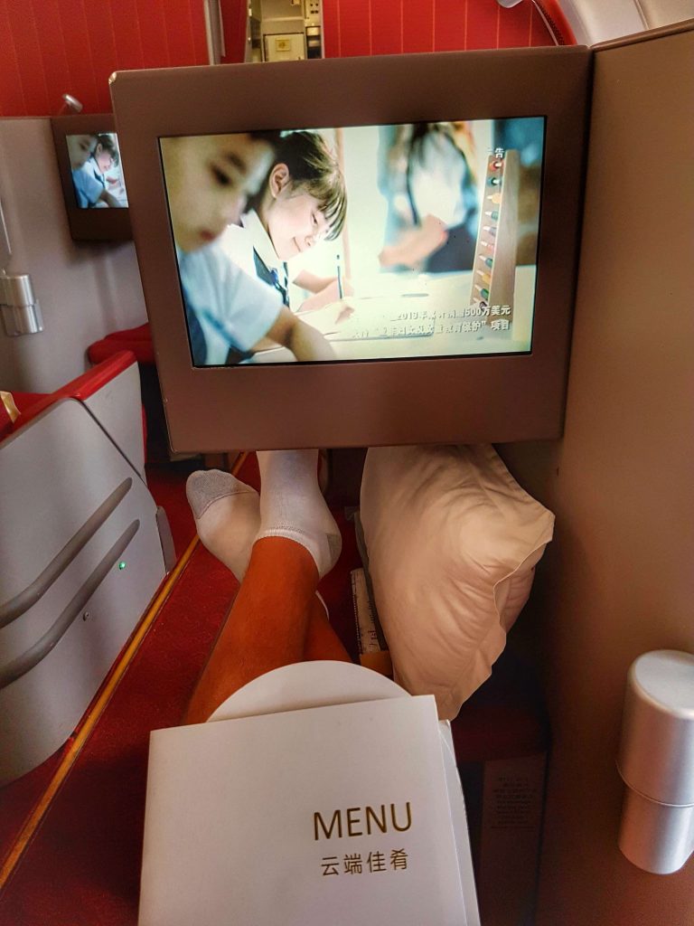 Hainan Airlines Business Class - Review - Salty toes Reiseblog