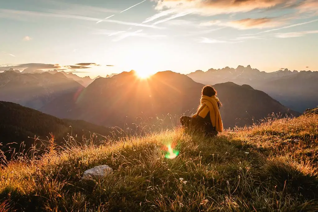 Die schönsten Sonnenaufgängen im Eggental, Südtirol