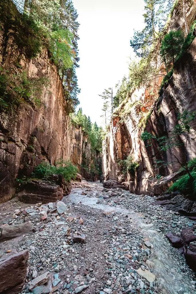 Der Canyon von Sütirol - Bletterbachschlucht im Eggental