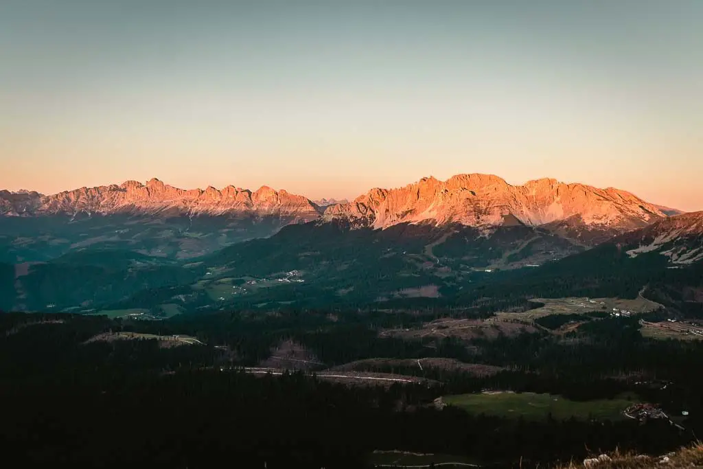 Weißhorn - Der schönste Sonnenuntergang im Eggental, Südtirol